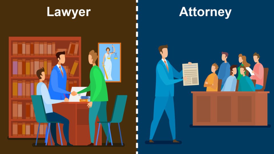 Attorney And Lawyer Difference Between - Basic Difference Between a Lawyer and an Attorney  YourDictionary